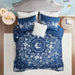 Stella - Twin Celestial Comforter Set - Navy - Simple Home Plus