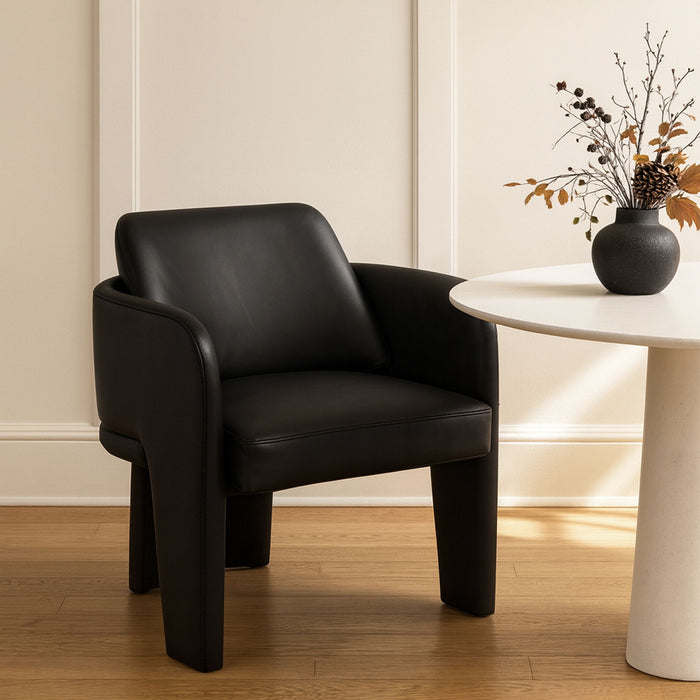 Vanda - Vegan Leather Upholstered Dining Chair - Simple Home Plus