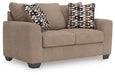 Triston-Peaks - Suede - Loveseat - Simple Home Plus