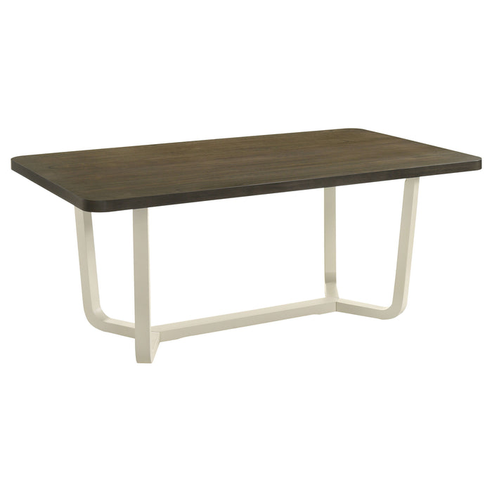 Biloxi - Rectangular Wood Dining Table - Grayish Brown - Simple Home Plus
