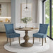 Ultra - Dining Side Chair (Set of 2) - Blue - Simple Home Plus
