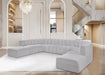 Arc - Boucle Fabric Modular Sectional - Simple Home Plus