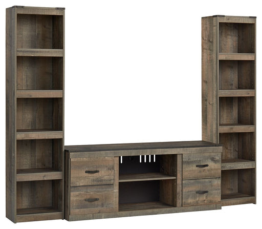 Trinell - Brown - 3-Piece Entertainment Center - Simple Home Plus