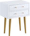 Zane - Side Table - White Lacquer - Simple Home Plus
