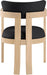 Lavrin - Vegan Leather Dining Arm Chair (Set of 2) - Natural Base - Simple Home Plus