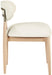 Riccio - Faux Leather Dining Side Chair (Set of 2) - Natural Frame - Simple Home Plus
