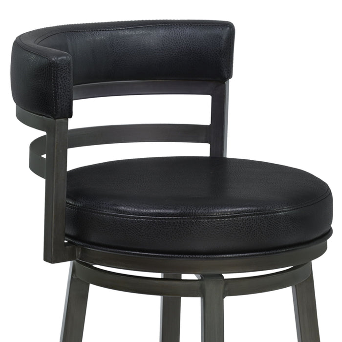Madrid - Counter Height Swivel Bar Stool - Mineral - Simple Home Plus