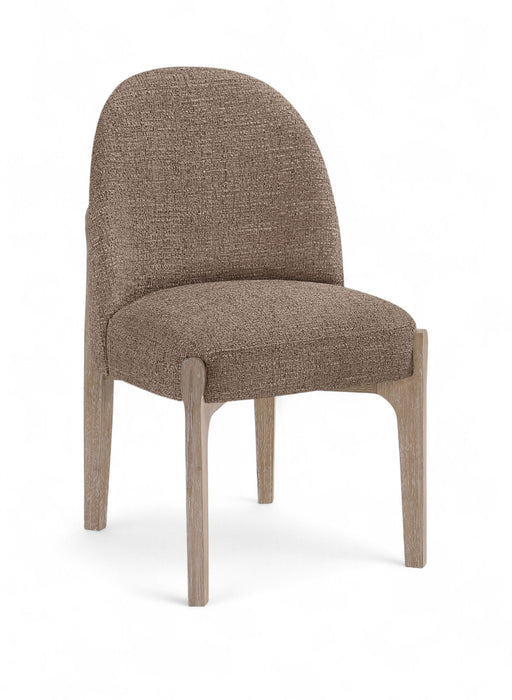 Torino - Upholstered Dining Chair With Brushed Natural Base (Set of 2) - Simple Home Plus