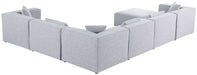 Cube - Linen 7 Piece Modular Sectional - Simple Home Plus