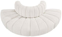 Arc - Boucle Fabric 4 Piece Modular Sofa - Simple Home Plus