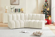 Arc - Velvet 3 Piece Modular Corner Sofa - Simple Home Plus