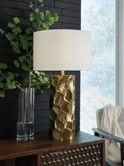 Marshawn - Gold Finish - Metal Table Lamp - Simple Home Plus