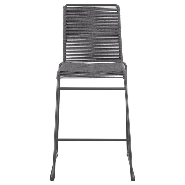 Jerome - Woven Rope Metal Chair (Set of 2) - Simple Home Plus