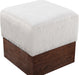 Havre - Ottoman / Stool With Brown Base - Simple Home Plus