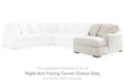 Chessington - Raf Corner Chaise - Ivory - Simple Home Plus