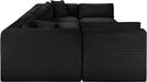 Shaggy - 6 Piece Modular U-Shaped Armless Sectional - Simple Home Plus