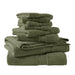 800GSM Ultra-Soft Absorbent Towel Set - Olive Green - Simple Home Plus