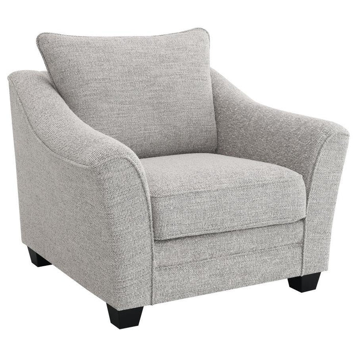Tomkins - Boucle Upholstered Chair - Light Gray - Simple Home Plus