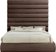 Adam - Chenille Fabric Bed With 89" Headboard - Simple Home Plus