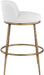 Ferro - Performance Fabric Upholstered Bar Stool - Antique Brass - Simple Home Plus