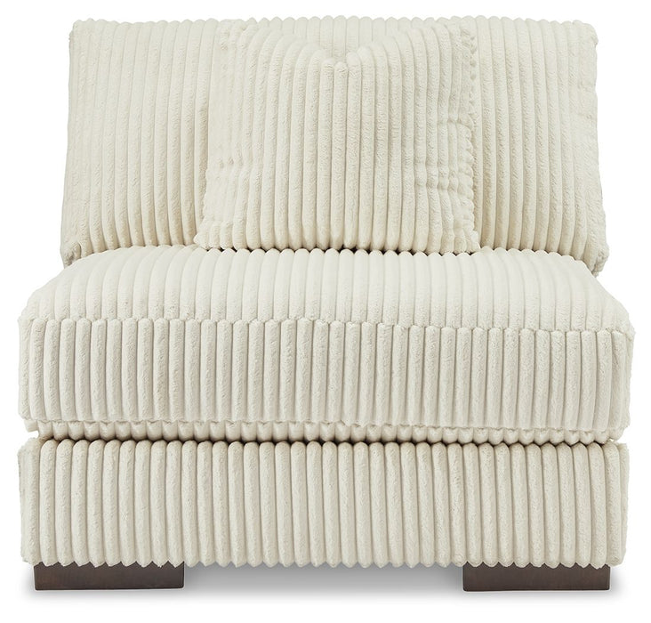 Lindyn - Armless Chair - Ivory - Simple Home Plus