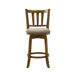 Wren - Modern Farmhouse Swivel Wood Counter Height Kitchen Bar Stool - Simple Home Plus