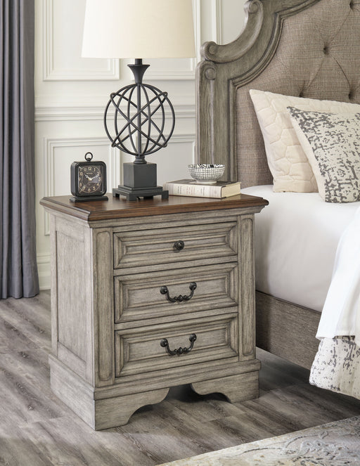 Lodenbay - Antique Gray - Three Drawer Night Stand - Simple Home Plus