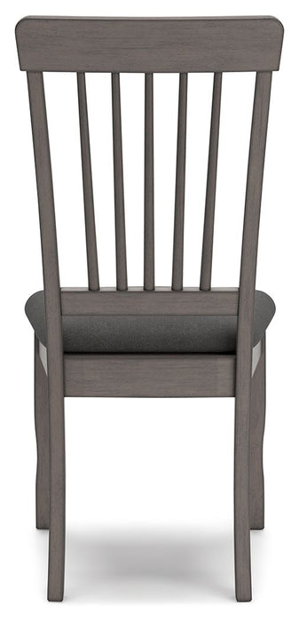 Shullden - Gray - Dining Room Side Chair (Set of 2) - Simple Home Plus