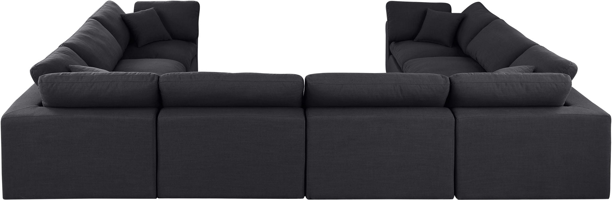 Comfy - 8 Piece Linen Modular Sectional - Simple Home Plus