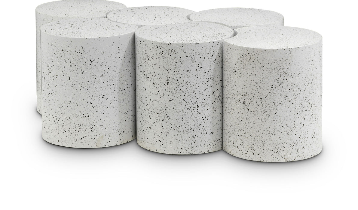 Dimple - 6 Piece Modular Coffee Table - Terazzo Finish - Simple Home Plus