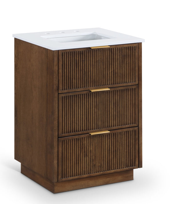 Willard - Engineered Stone And Solid Wood Bathroom Vanity - Simple Home Plus