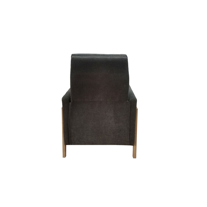 Luna - Recliner With Frame - Gray - Simple Home Plus