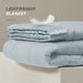 Windom - All Season Hypoallergenic Twin Blanket With 3M Scotchgard - Blue - Simple Home Plus