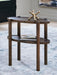 Wiattbury - Accent Table - Gray Brown - Simple Home Plus