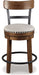 Valebeck - Full Back Swivel Stool - Simple Home Plus