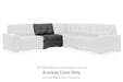 Brindley Pier - Armless Chair - Fog - Simple Home Plus