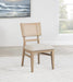Kailani - Radio Weave Cane Dining Side Chair (Set of 2) - Beige Oak - Simple Home Plus