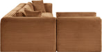 Shaggy - Fabric 4 Piece Modular Sectional - Simple Home Plus
