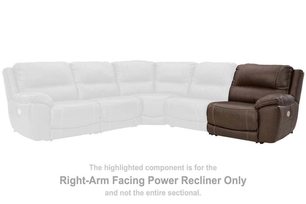Dunleith - RAF Zero Wall Power Recliner - Chocolate - Simple Home Plus