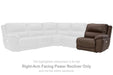 Dunleith - RAF Zero Wall Power Recliner - Chocolate - Simple Home Plus