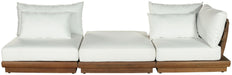 Mirella - 3 Piece Water Resistant Fabric Upholstered Outdoor Patio Modular Sofa - Simple Home Plus