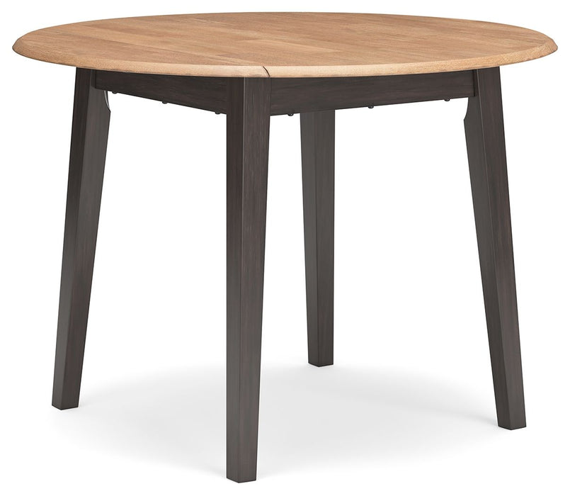 Gesthaven - Round Dining Room Drop Leaf Table Set - Simple Home Plus