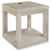 Marxhart - Bisque - Square End Table - Simple Home Plus