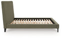 Chirason - Upholstered Bed With Roll Slats - Simple Home Plus