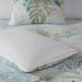 Kiawah Island - 5 Piece Cotton Duvet Cover Set With Throw Pillow - Light Blue - Simple Home Plus