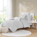 Brooklyn - Duvet Cover Set Cotton- Gray - Simple Home Plus