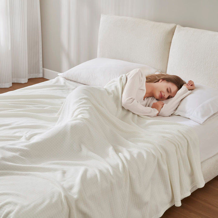 Microfleece - Blanket - Ivory - Simple Home Plus