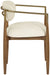 Riccio - Dining Arm Chair (Set of 2) - Walnut Frame - Simple Home Plus