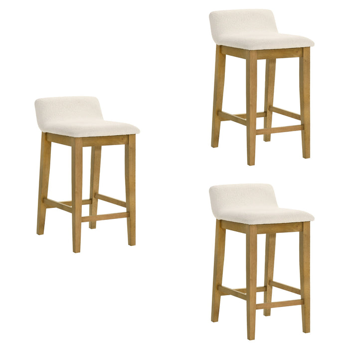 Annikah - Modern Transitional Wood Counter Height Kitchen Bar Stool - Simple Home Plus