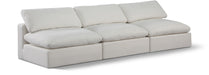 Comfy - Linen Modular Armless Sofa 3 Seats - Simple Home Plus